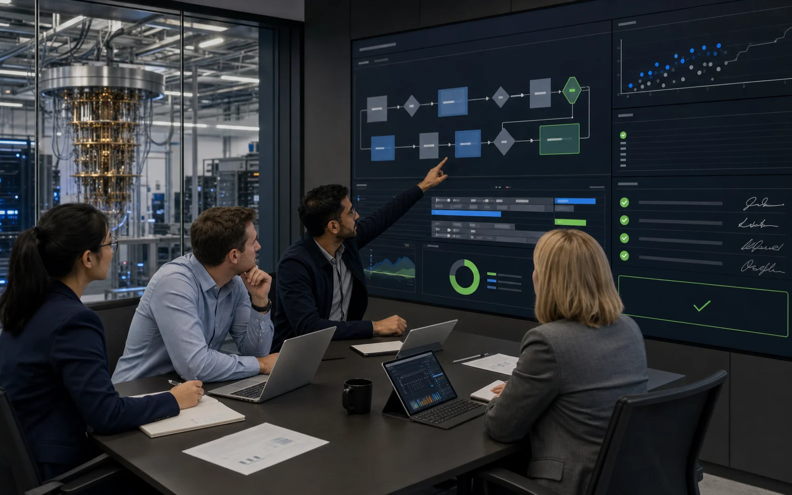 Enterprise evidence review inside QFlow Studio